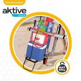 Carro arrastre multiuso de playa. soporta 50 kg 35x14x61 cm Carro arrastre multiuso de playa. soporta 50 kg 35x14x61 cm