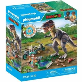 PLAYMOBIL 71524 Explorador con moto y tiranosaurio