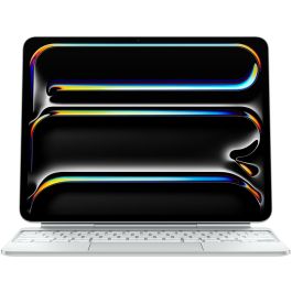 Apple Magic Keyboard para iPad Pro 13 (M4) - Inglés Internacional - Blanco con Trackpad y Retroiluminación