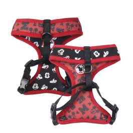 Cerdá T4M:M/L Arnés para Perros Mickey Negro Talla M-L Cerdá T4M:M/L Arnés para Perros Mickey Negro Talla M-L