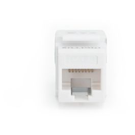 Digitus DN-93601 Keystone Jack CAT 6 Sin Apantallar, RJ45 a LSA, Rendimiento 250 MHz, Negro