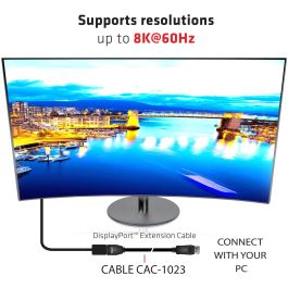 Club3D DisplayPort-Kabel 1.4 Verlängerung 3m 8K60HZ St/Bu retail