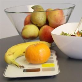 Beurer KS-19 Balanza de Cocina con Vidrio Ultra Plano y Pantalla LCD, Color Blanco