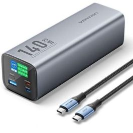 Powerbank 27000mAh Vention FHVH0/ 140W/ Gris/ Incluye Cable USB Tipo-C y Lightning Precio: 94.50000054. SKU: B1KJYT3ZFN