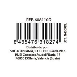 La Mediterranea - Set de 6 Vasos Chupito / Shot Icy de Vidrio, 5 cm, 50 ml (36 Cajas)