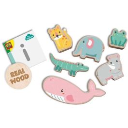 SES Creative Juego de Equilibrio y Apilamiento de Animales de Madera - Bloques Montessori Educativos de Habilidad y Destreza para Niños SES Creative Juego de Equilibrio y Apilamiento de Animales de Madera - Bloques Montessori Educativos de Habilidad y Destreza para Niños