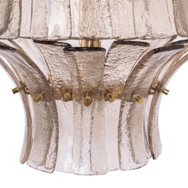 Lámpara Techo Gris Cristal Iluminación 53 X 53 X 76 cm