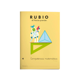 Rubio Cuaderno Competencia Matemática 4º Primaria Formato A4 Precio: 4.78999976. SKU: B1396Y4PFT