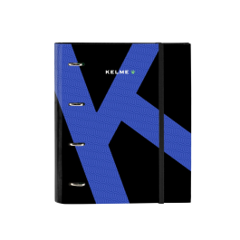 Carpeta de anillas Kelme Royal Negro 27 x 32 x 3.5 cm Precio: 10.50000006. SKU: B1C8YXBSWC