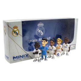 Pack minix con 5 figuras real madrid c.f 7 cm - modelos surtidos