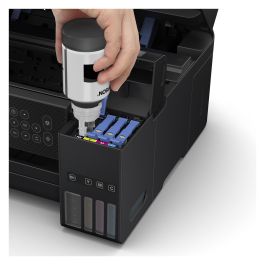 Epson ET-2850 Impresora Multifunción 3 en 1, Inyección de Tinta A4, Wi-Fi, Dúplex Automático, Color Negro