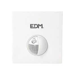 Edm Aplique Exterior LED 10W 1654LM 4000K Luz Día IP54 con Sensor de Movimiento 6,6x18,8x25cm