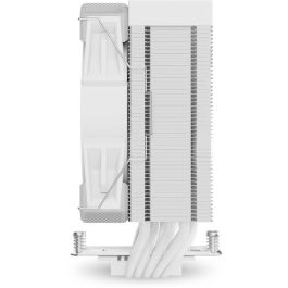 Sharkoon A50 RGB Refrigerador de CPU por Aire con Ventilador RGB 120mm PWM, 5 Tubos de Calor Cobre, 230W TDP y Espejo Infinito Blanco