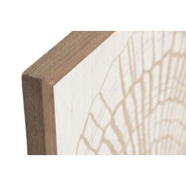 DKD Home Decor Hangzhou design 26b Cuadro Mediterraneo Blanco Natural MDF 2 x 40 x 40 cm (3 Unidades)