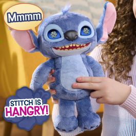 Just Play Peluche Stitch Emotive Eyes 11583 Interactivo Disney Con Ojos Animados Y Sonidos