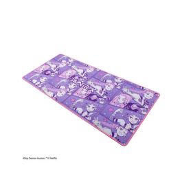 Cinereplicas Alfombrilla de Escritorio XL KPop Demon Hunters HUNTR/X con Diseño Oficial Netflix - 80x35 cm Neopreno Antideslizante