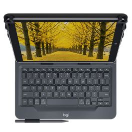 Logitech Funda Universal Folio para Tablets de 9 a 10 Pulgadas con Teclado Bluetooth, Negro - Ref: 920-008336