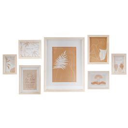DKD Home Decor Marco de Fotos Moderno Marron Natural MDF Cristal Set de 7 Piezas 32.5 x 45 x 1.5 cm Precio: 15.79000027. SKU: S3024104