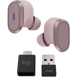 Logitech Zone True Wireless Auriculares Inalámbricos con Cancelación de Ruido Activo y Micrófono, Color Rosa, para Oficina y Llamadas Precio: 84.9541. SKU: B146G3P4AV
