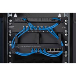 Digitus Fachboden 1HE 254mm (10") - Bandeja Fija para Armario Rack - Negro