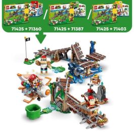 LEGO Super Mario 71425 Set de expansión Carrera en carro minero de Diddy Kong, combinado con paquete de inicio LEGO Super Mario 71425 Set de expansión Carrera en carro minero de Diddy Kong, combinado con paquete de inicio