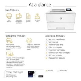 HP LaserJet Pro M501dn Impresora Láser Monocromo Profesional Dúplex Ethernet A4 43ppm 4800x600 DPI HP LaserJet Pro M501dn Impresora Láser Monocromo Profesional Dúplex Ethernet A4 43ppm 4800x600 DPI