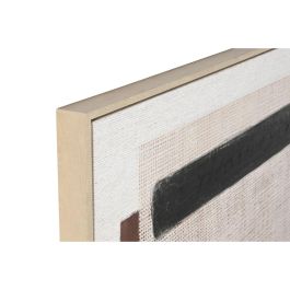 DKD Home Decor Cuadro Decorativo Urban Moderno Lienzo Marrón Negro 4.5 x 143 x 103 cm (Set 2 Unidades)