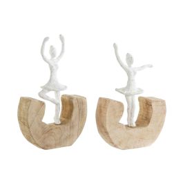 Figura Shabby DKD Home Decor Marron Blanco 6 x 24 x 17 cm (2 Unidades) Precio: 42.95000028. SKU: B16QNRK774