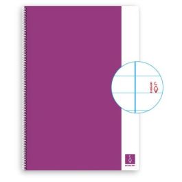 Bloc Escolofi Basic Tapa Dura A4 80H Horizontal 80G Con Margen Violeta (Set de 5) Precio: 22.68999986. SKU: B1G49F9CJF