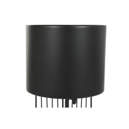 DKD Home Decor Macetero Loftcarter Negro 28 x 70 x 28 cm (2 Unidades) Metal