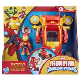HASBRO Figura de Acción Iron Man And His Awesome Friends, Set de Vehículos y Armaduras 2 en 1, para Niños +3 Años Precio: 21.49999995. SKU: B1255TQ8NL
