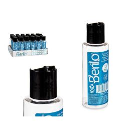 Bote Vertidor Plástico 100 ml Berilo - Negro/Transparente 4x12.3x4 cm (24 Unidades)