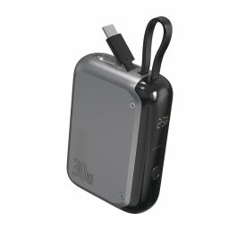 4smarts Powerbank Pocket con cable USB-C, 10000mAh, gris espacial