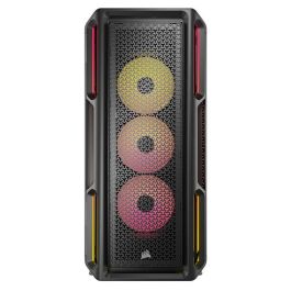 Corsair CC-9011298-WW iCUE 5000T LX Caja ATX Semitorre Gaming RGB Cristal Negro con 3 Ventiladores