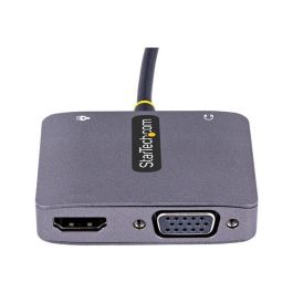 Adaptador USB C a VGA/HDMI Startech 122-USBC-HDMI-4K-VGA