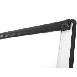 Q-connect Pizarra Móvil Magnética Lacada Blanca con Ruedas para Conferencias 70x100 cm