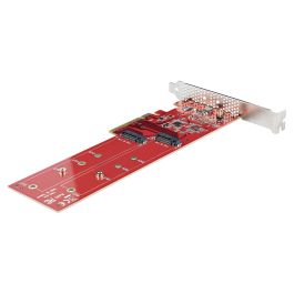 StarTech Tarjeta Adaptadora PCIe Dual M.2 NVMe AHCI a PCI Express 4.0 x8 x16 para SSDs M.2, 7.8Gbps por Unidad, 6493014h