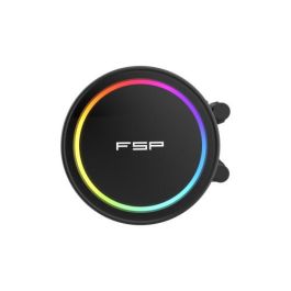 FSP AE24-B - Refrigeración Líquida All-in-One 240mm con Ventiladores RGB Negro, Compatible con Intel LGA 1851/1700/1200 y AMD AM4/AM5, 2 Ventiladores 120mm