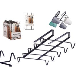Soporte para Tazas Kinvara - Metal Negro 15.5x7x28.7 cm (8 Unidades) Precio: 26.94999967. SKU: B1F44BS37K