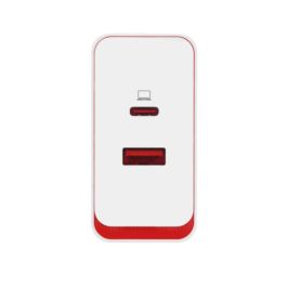 OnePlus Cargador Rápido 100W Duo USB-A y USB-C Blanco para Smartphone y Tablet Compatible con Carga SuperVooc