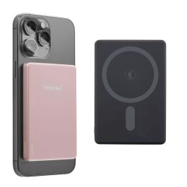 Intenso MW5000 Powerbank MagSafe Magnético Rosado 5000mAh Carga Inalámbrica USB-C para iPhone