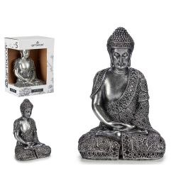 Buda Sentado Resina Grande Plata Giftdecor 17X32CM (4 Unidades) Precio: 96.8899998. SKU: B17QSWCXRH
