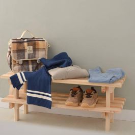 Astigarraga Zapatero de pino apilable Evolution 30x25,9x75cm madera natural Evch60.99