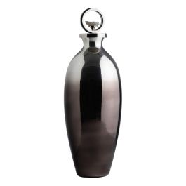 Botella Plateado Aluminio Cristal 18 x 18 x 53 cm Decorativa Precio: 70.78499935869999. SKU: B1J9KAN9NQ