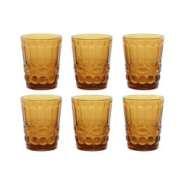 Vaso Basicos DKD Home Decor Ambar 8 x 10 x 8 cm Set de 6 Precio: 17.89000004. SKU: B14SY28M3D