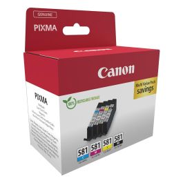 Canon CLI-581 Multipack Tinta Original Negro Amarillo Cian Magenta 250 Páginas Precio: 57.49999981. SKU: B16JAB8ENH