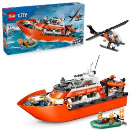 LEGO City Barco y Helicóptero de Guardacostas 60504, Juguete de Construcción con 742 Piezas para Niños +7 Años Precio: 130.4138. SKU: B14SH5Z43N
