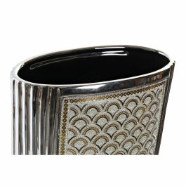 Jarron Glam DKD Home Decor Plateado Dorado 13 x 47 x 24 cm