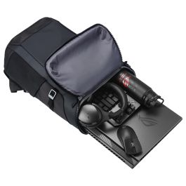 ASUS ROG Ranger BP2701 Mochila Gaming para portátil de 17" en color Negro, Poliéster/Poliuretano, Resistente al agua