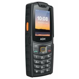 AGM MOBILE M6 Bartype Teléfono Resistente 4G Dual SIM - Pantalla 2.4", Cámara 0.3MP, Batería 2500mAh Negro